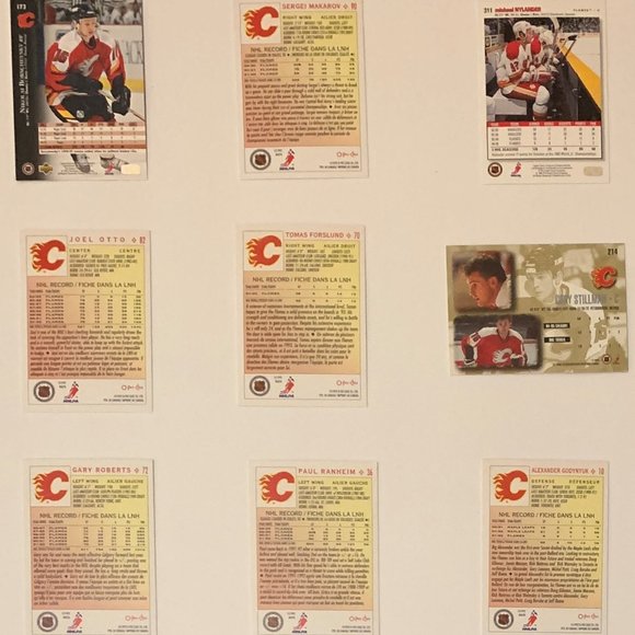 Calgary Flames Vintage NHL Hockey Cards - Lot of 18 w/ Fleury, Kidd, Roberts ++ - Picture 3 of 5